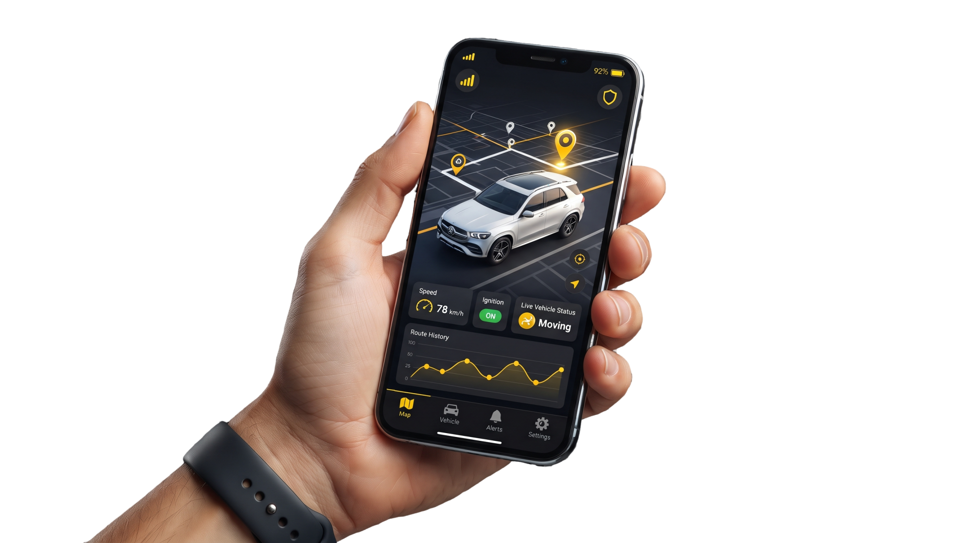 App de rastreamento no celular Protect Rastreamento