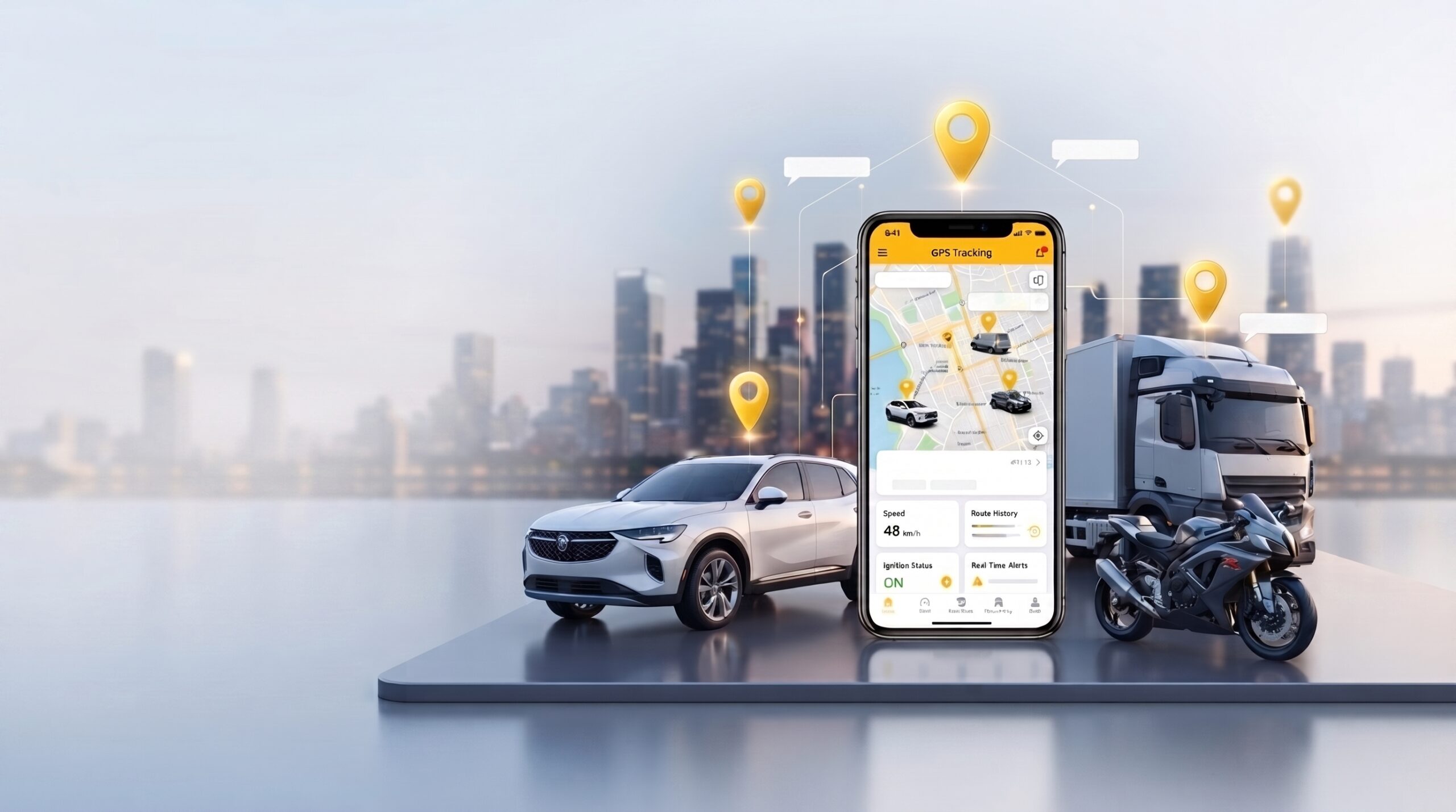 App de rastreamento veicular Protect Rastreamento